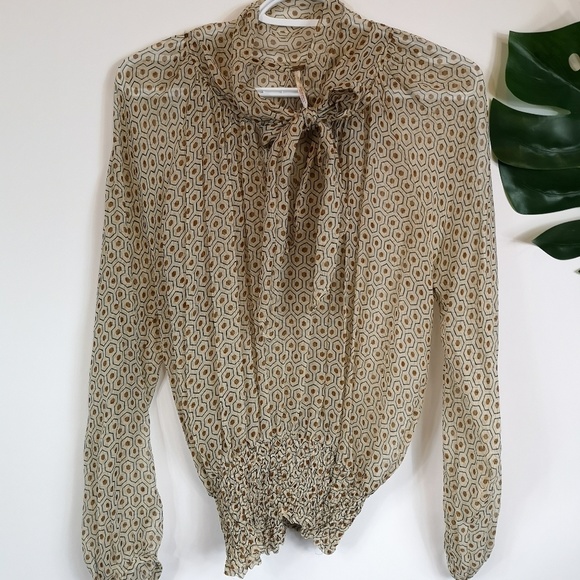 Free People Tops - Free people silk blouse